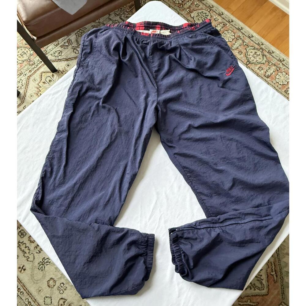 Vintage 80's Nike Men's Windbreaker Pants Size L
